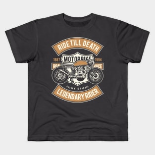 Ride till Death Tazzum Kids T-Shirt